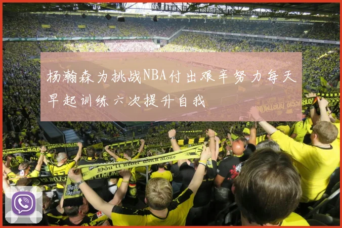 杨瀚森为挑战NBA付出艰辛努力每天早起训练六次提升自我